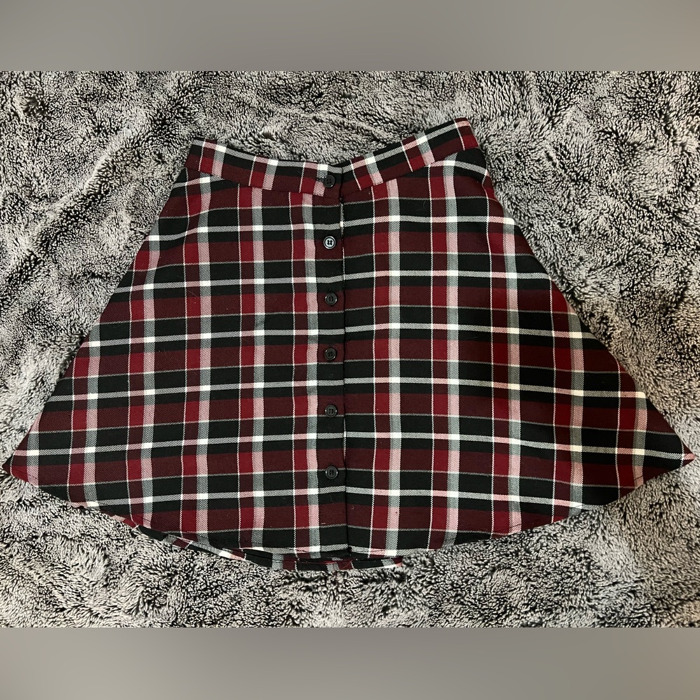 Gypsy Warrior Plaid Circle Skirt